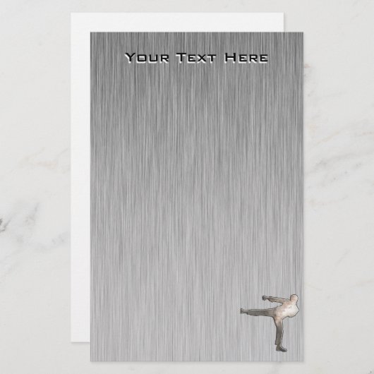 クールな武道 便箋 (正面/裏面)