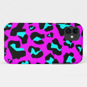 クールな水かピンクのヒョウのプリント- iPhone 5の場合 Case-Mate iPhoneケース (裏面(横))