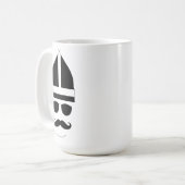 クールな法皇 コーヒーマグカップ (正面左)