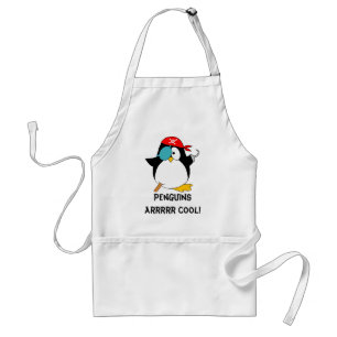 クールな海賊ペンギン スタンダードエプロン