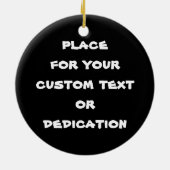 クールな漫画の入れ墨の記号の幸せな太陽の満月様顔貌 セラミックオーナメント (裏面)