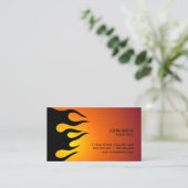 クールな炎の種族の入れ墨の名刺 名刺 (スタンド正面)