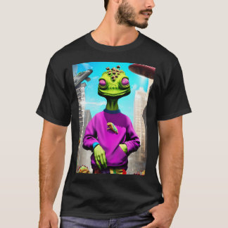 クールな爬虫類 Tシャツ