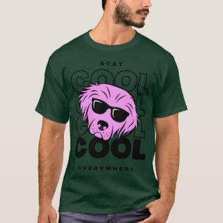 クールな犬でいこう レトロ ヴィンテージ Tシャツ