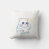 クールな猫のクッション枕 クッション (正面)