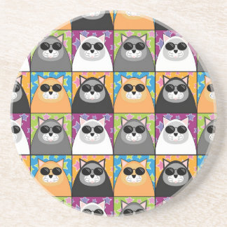 クールな猫のコースター コースター