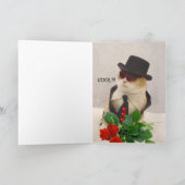 クールな猫のバレンタイン シーズンカード (内部)