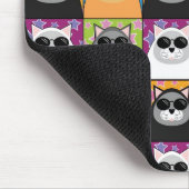 クールな猫のマウスパッド マウスパッド (コーナー)