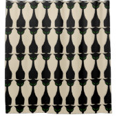 クールな猫の世紀半ばのモダンなレトロのシャワー・カーテン シャワーカーテン (正面)