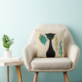 クールな猫の世紀半ばのモダンなレトロの装飾用クッション クッション (椅子)