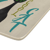 クールな猫の世紀半ばのレトロ カッティングボード (角)