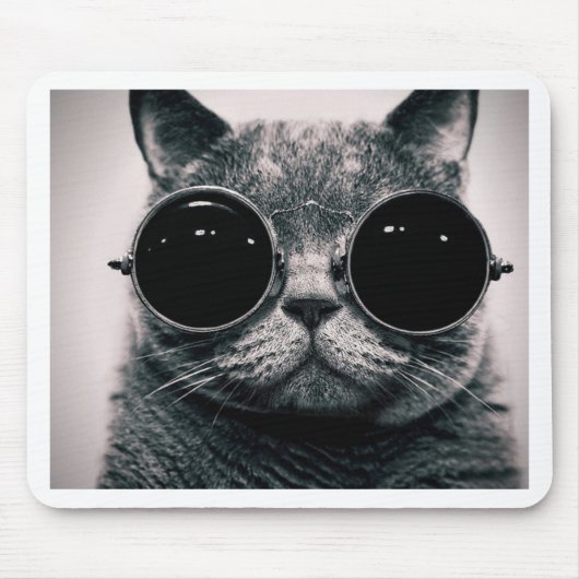 クールな猫! マウスパッド (正面)