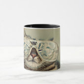 クールな猫 マグカップ (中央)