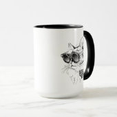 クールな猫 マグカップ (正面右)