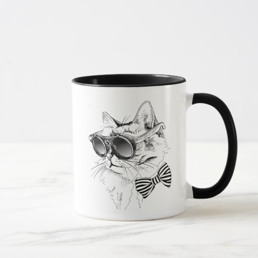 クールな猫 マグカップ (右)