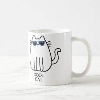 「クールな猫」マグ猫シリーズ コーヒーマグカップ