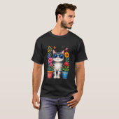 クールな猫 Tシャツ (正面フル)