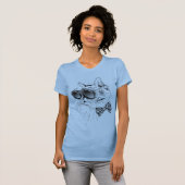 クールな猫 Tシャツ (正面フル)