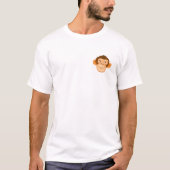 クールな猿によって付けられるTシャツ Tシャツ (正面)