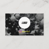 クールな現代ミニマル主義者 名刺 (裏面)