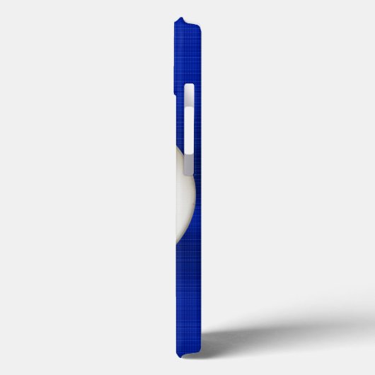 クールな男の子の青くパーソナライズな野球の電話箱 Case-Mate iPhoneケース (裏面 / 左)