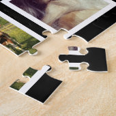 クールな画廊のスタイルのInstagramの写真のショーケース ジグソーパズル (側面)