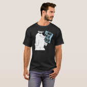 クールな白くま Tシャツ (正面フル)