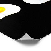 クールな目玉焼き サニーサイド ポスター (角)