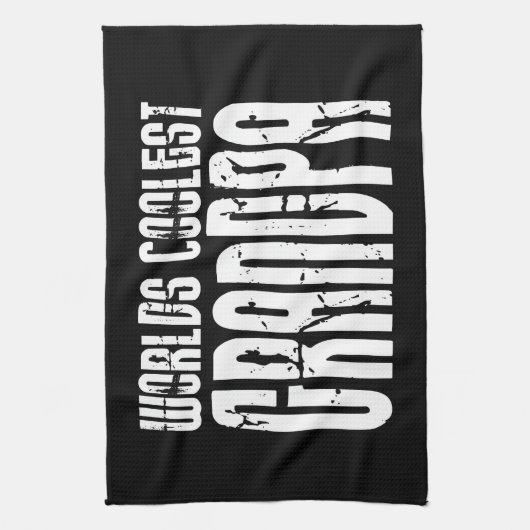 クールな祖父の祖父の世界の最もクールな祖父 キッチンタオル (縦)