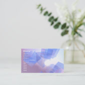 クールな立方体 名刺 (スタンド正面)