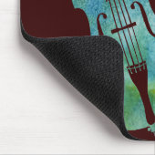 クールな緑の低音 マウスパッド (コーナー)