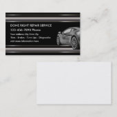 クールな自動車修理の名刺 名刺 (正面/裏面)