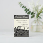 クールな自然のツリーブランチのデザイン 予約カード (スタンド正面)