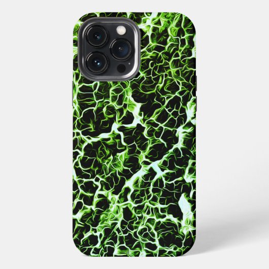 クールな自然の抽象パターン iPhoneケース (裏面)