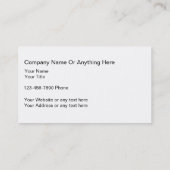 クールな自転車のテーマの名刺 名刺 (裏面)