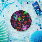 クールな落書きの紙皿 ペーパープレート (パーティー)