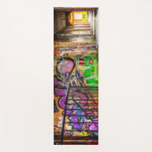 クールな落書きの通りの芸術のカラフルなおもしろいのヨガのマット ヨガマット (正面)