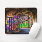 クールな落書きの通りの芸術のマウスパッド マウスパッド (マウス)