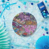 クールな落書きの通りの芸術の抽象芸術 ペーパープレート (パーティー)