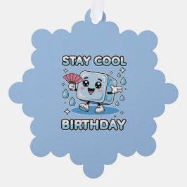 クールな誕生日 オーナメントカード