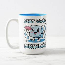 クールな誕生日 ツートーンマグカップ