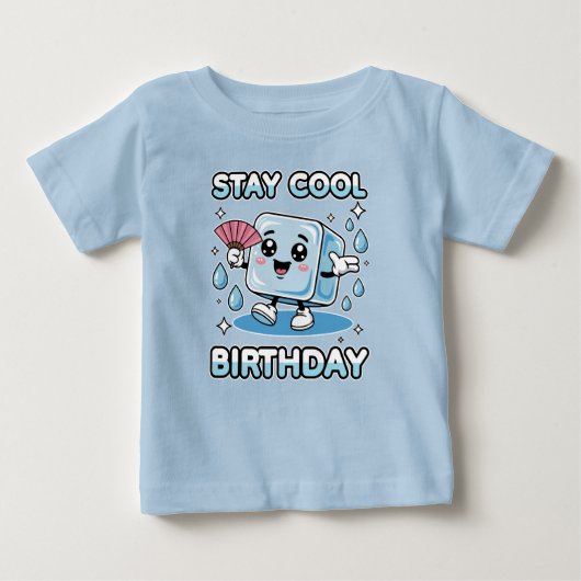 クールな誕生日 ベビーTシャツ (正面)