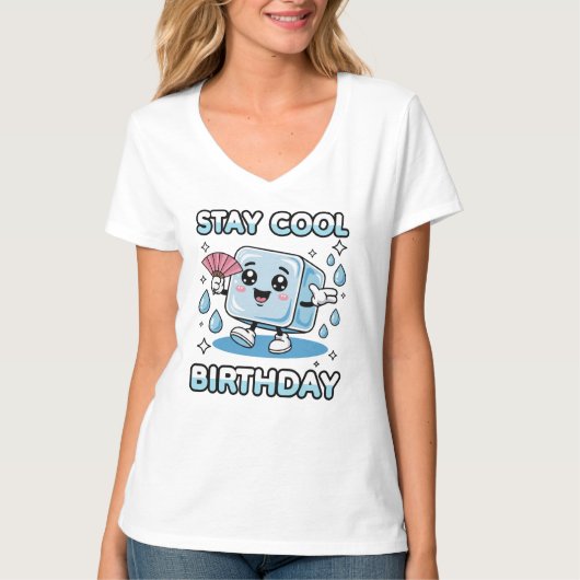 クールな誕生日 Tシャツ (正面)