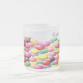 クールな豆! フロストグラスマグカップ (中央)