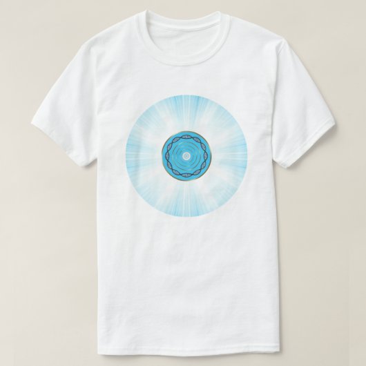 クールな豊かさと幸福のマニフェストアート Tシャツ (デザイン正面)