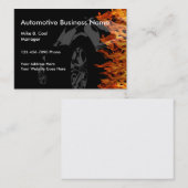 クールな車のテーマの車のな名刺 名刺 (正面/裏面)