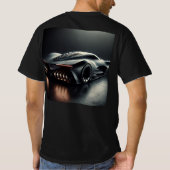 クールな車のデザイン Tシャツ (裏面)
