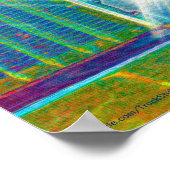 クールな車の貨物船のトラック運転手の芸術ポスター ポスター (角)