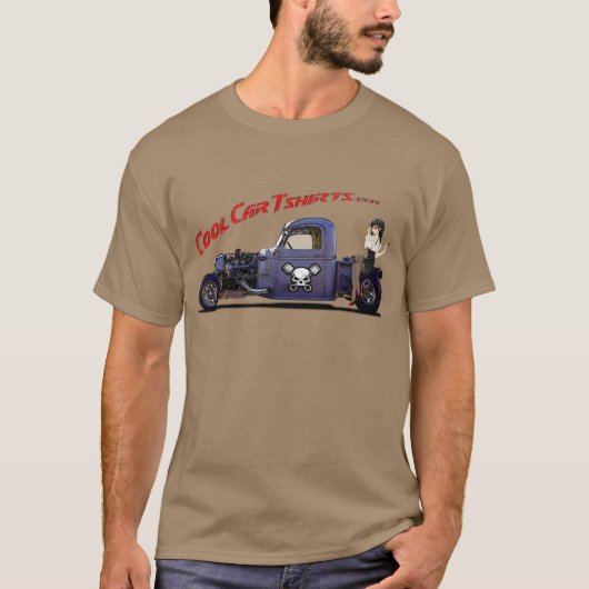クールな車のTシャツの役人のTシャツ Tシャツ (正面)