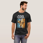 クールな農家の牛の牧場 Tシャツ (正面フル)